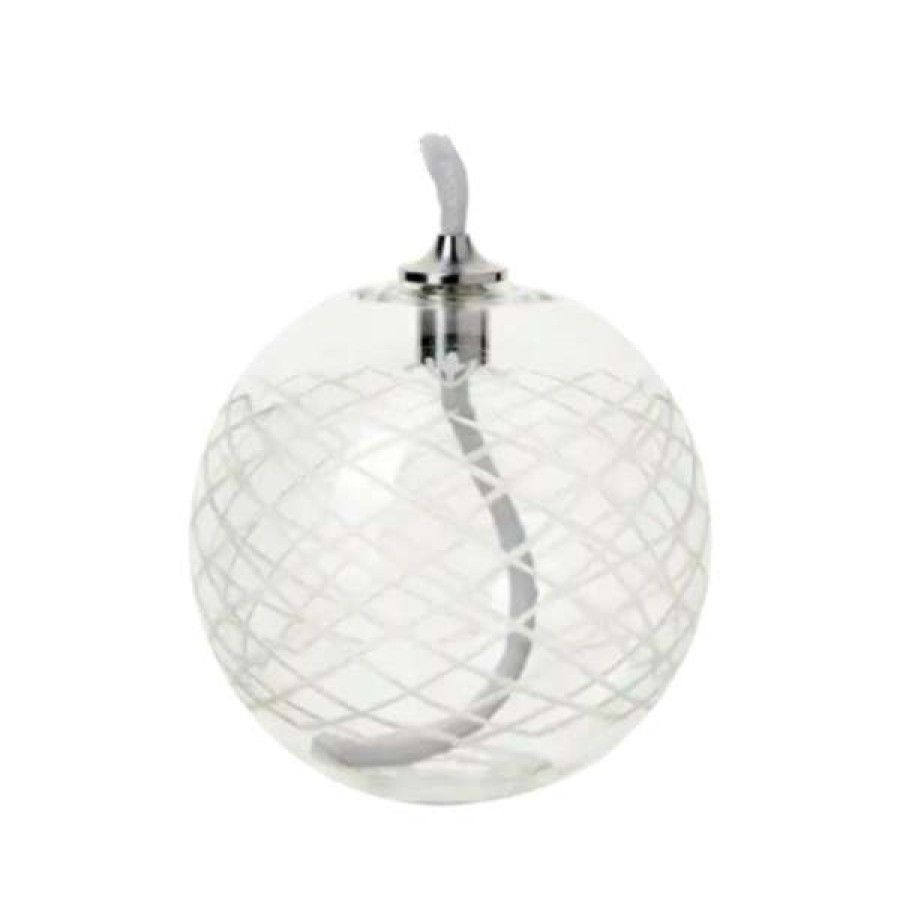 Homewares * | Affari Lampe A Huile En Verre