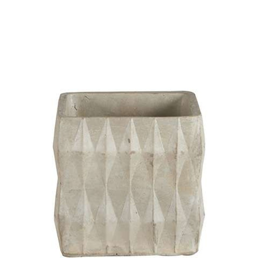 Homewares * | Affari Cement Otto Cua Pot