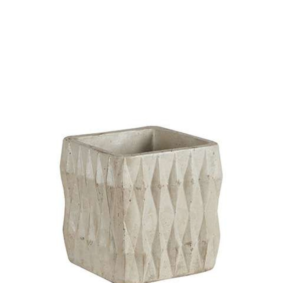 Homewares * | Affari Cement Otto Cua Pot