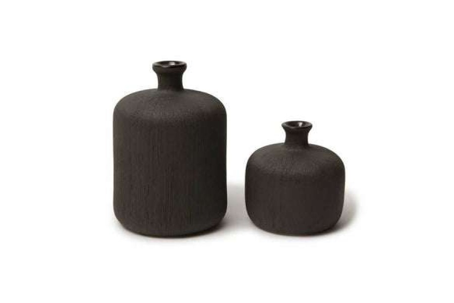 Homewares * | Lindform Bottle Vase | Small | Brown/Black