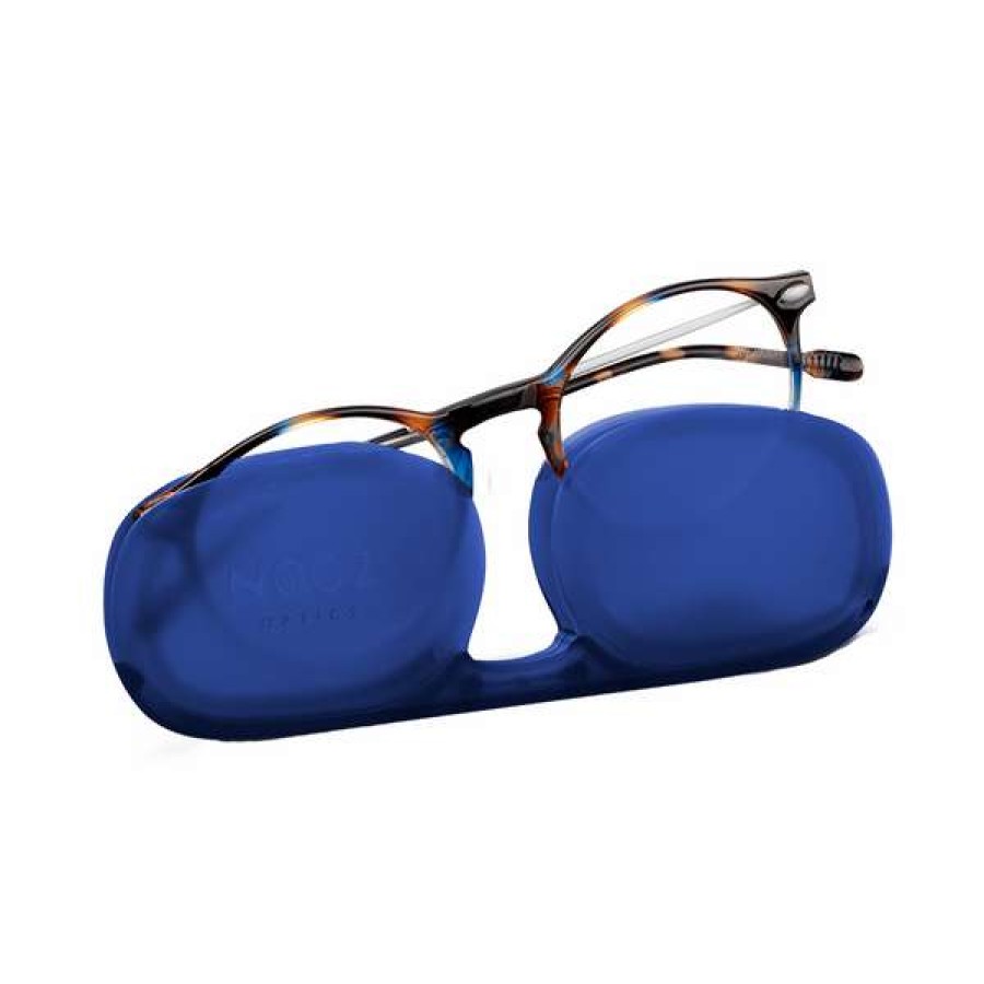 Womens * | Nooz Reading Glasses +1 Tortoise Navy Cruz With Case Nooz