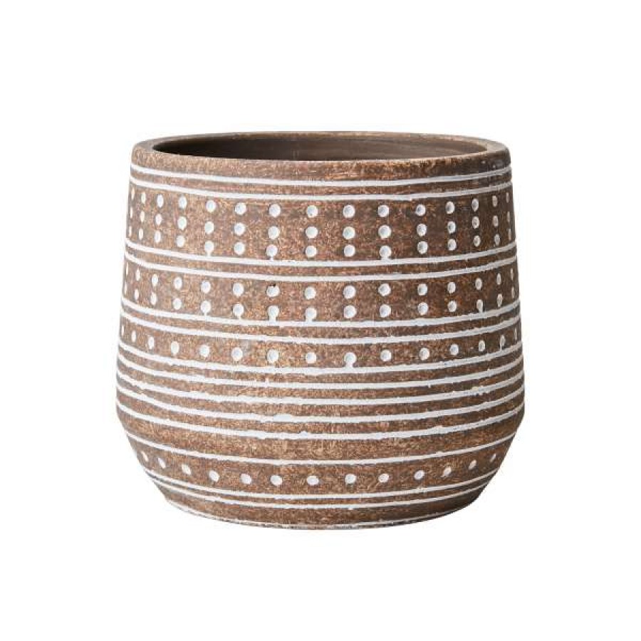 Homewares * | Affari Camille Flower Pot Beige