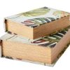 Homewares * | Affari Medium Monstera Secret Book Box