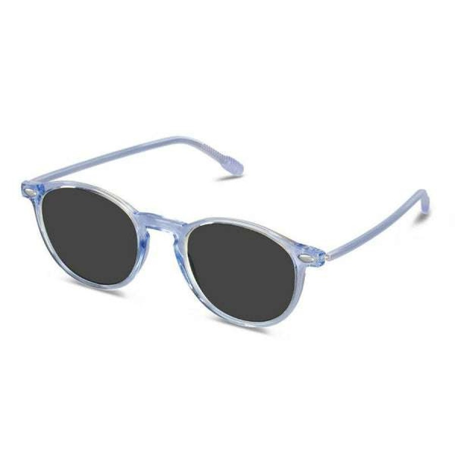 Kids * | Nooz Cruzy Sunglasses Light-Blue Kids Large Polarized Durable