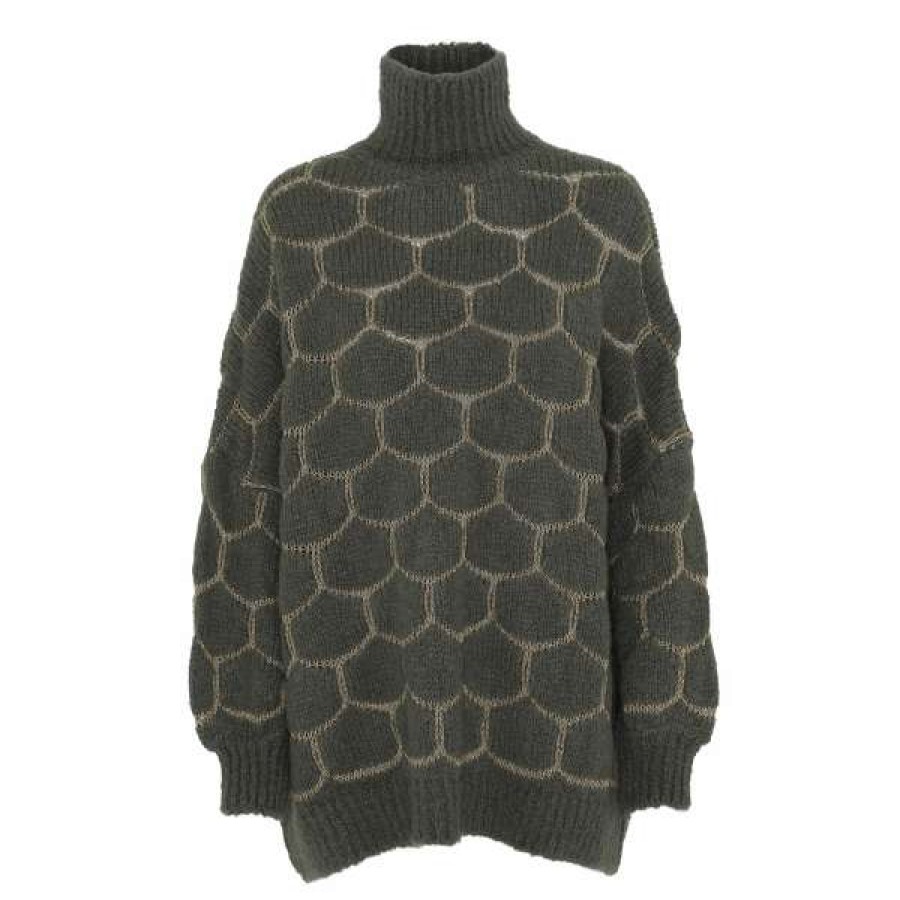 Womens * | Rabens Saloner Honey Cora Knit Sweater