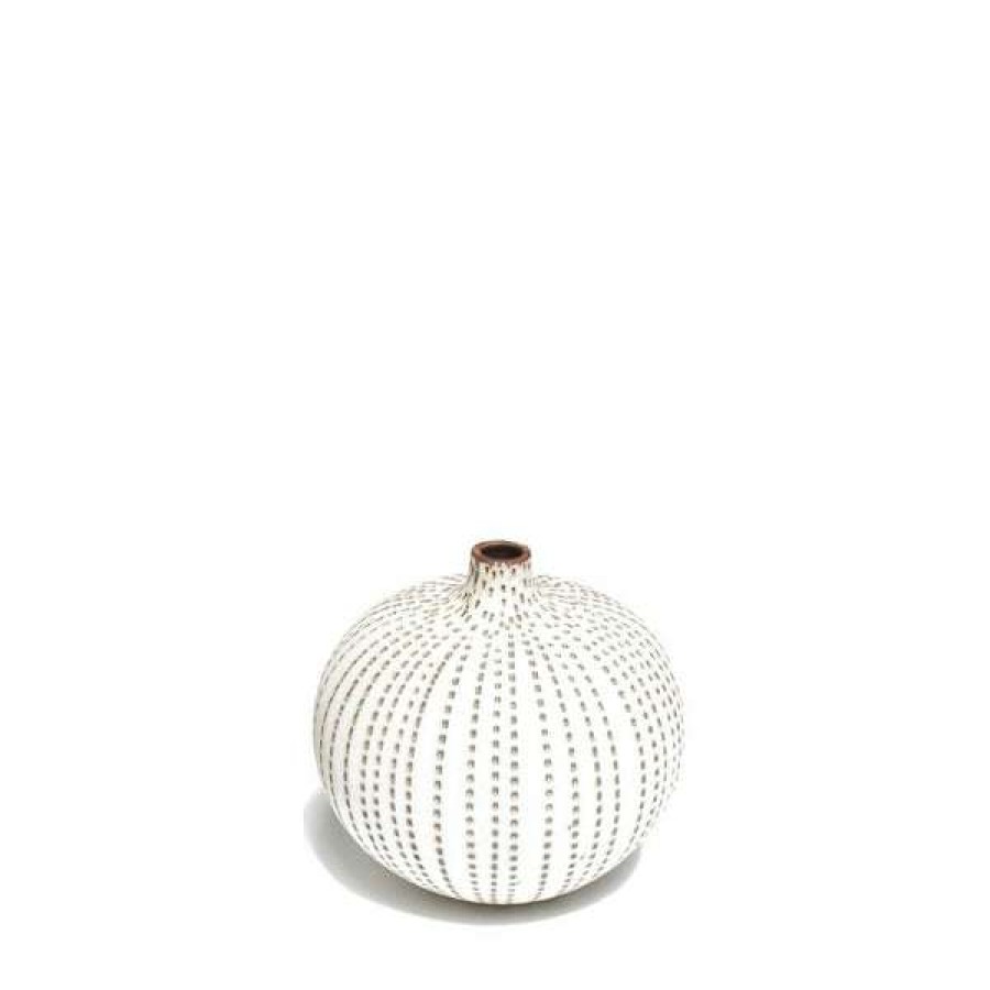 Homewares * | Lindform Bari Vase Small In Brown Dots