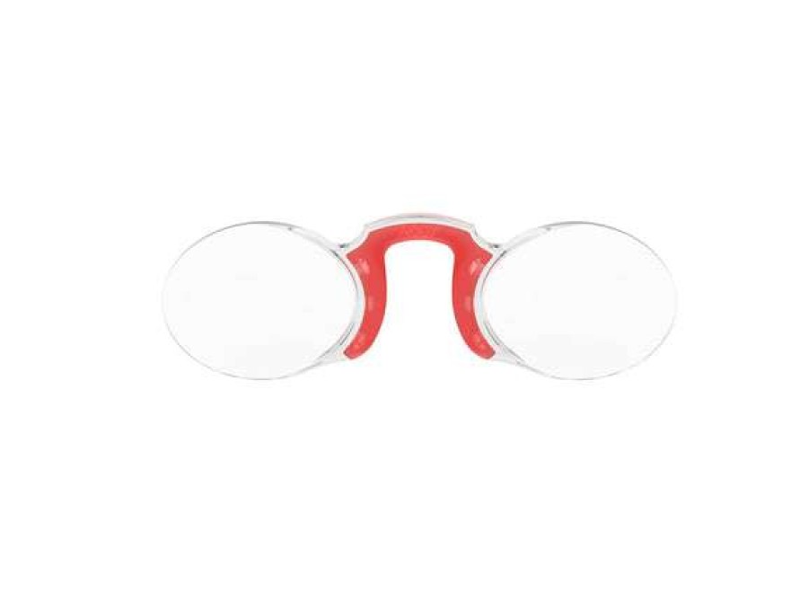 Mens * | Nooz Occhiali Lettura Senza Aste Forma Ovale Rosso-Tomato +1