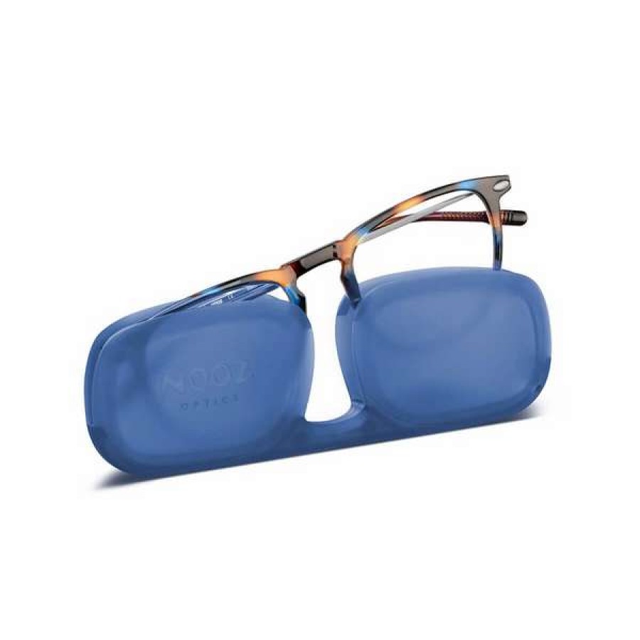 Womens * | Nooz Blue Light Glasses +1 Dark Tortoise Dino With Case Nooz