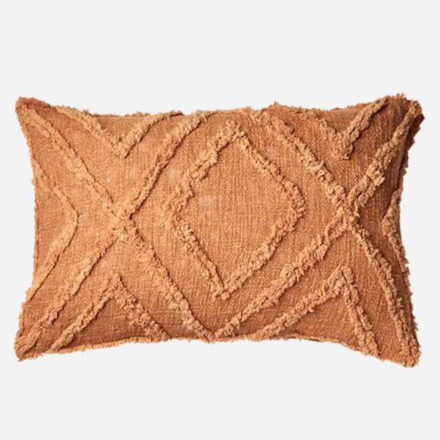 Homewares * | Affari Geo Texture Rectangle Cushion