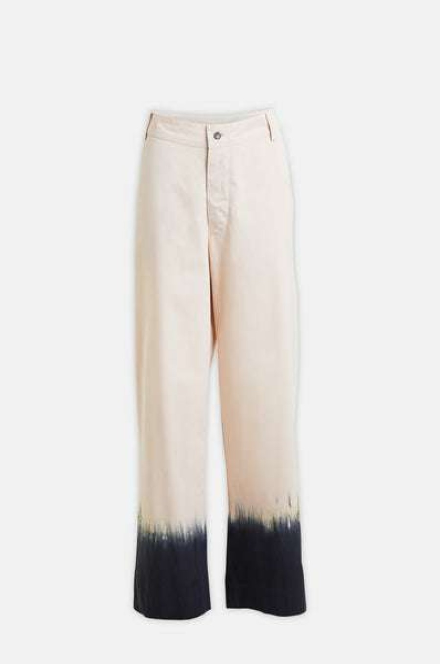 Womens * | Rabens Saloner Sabina Sunrise Pants Liquorice Chalk