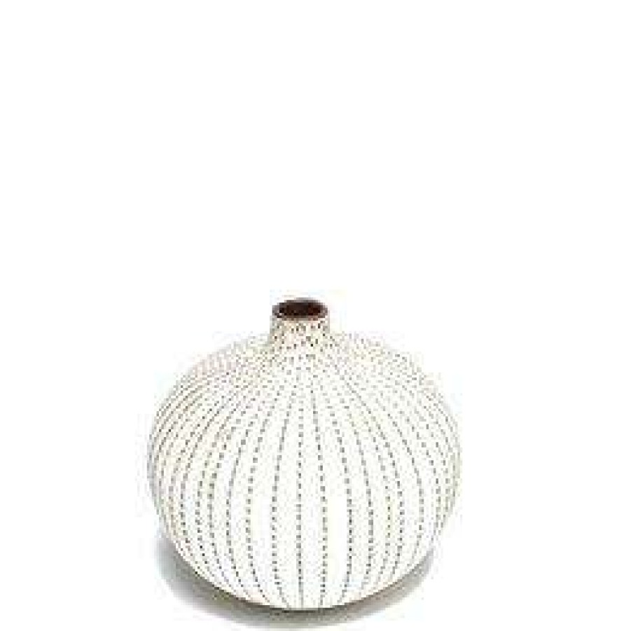 Homewares * | Lindform Bari Vase Medium Brown Dots