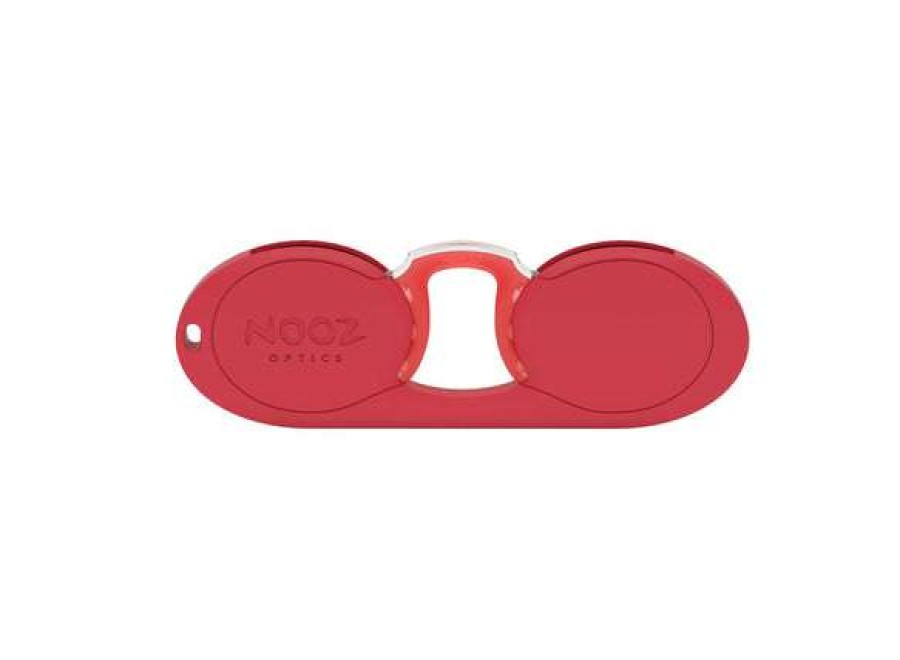 Mens * | Nooz Occhiali Lettura Senza Aste Forma Ovale Rosso-Tomato +2,5