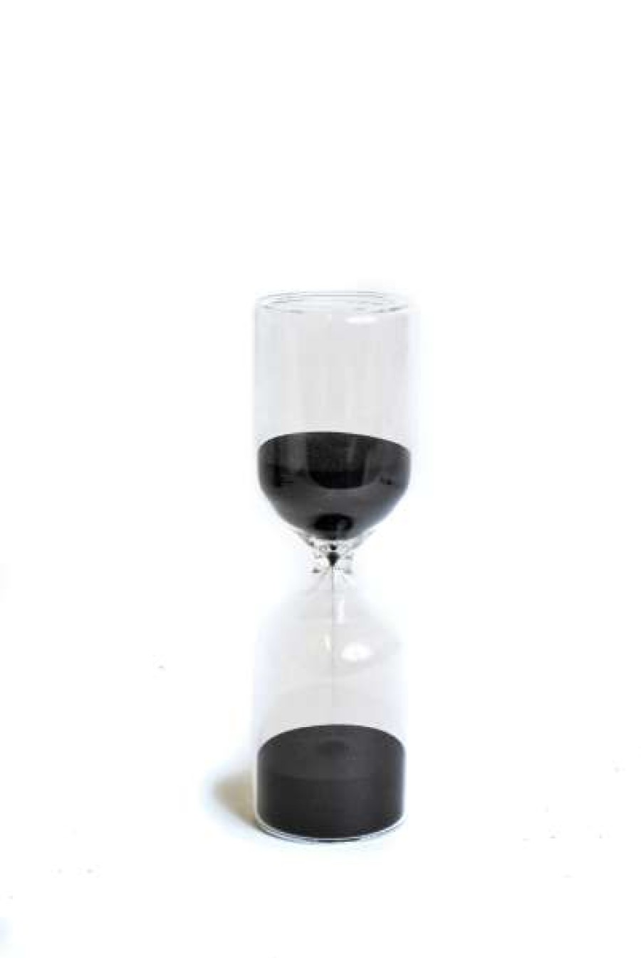 Homewares * | Affari Black Hourglass 30 Minutes