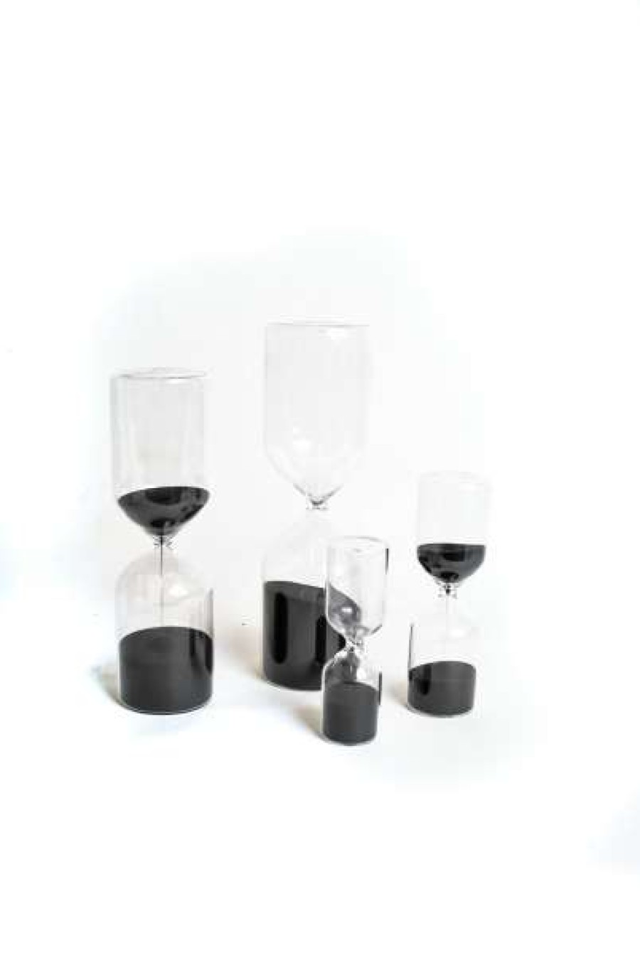 Homewares * | Affari Black Hourglass 30 Minutes