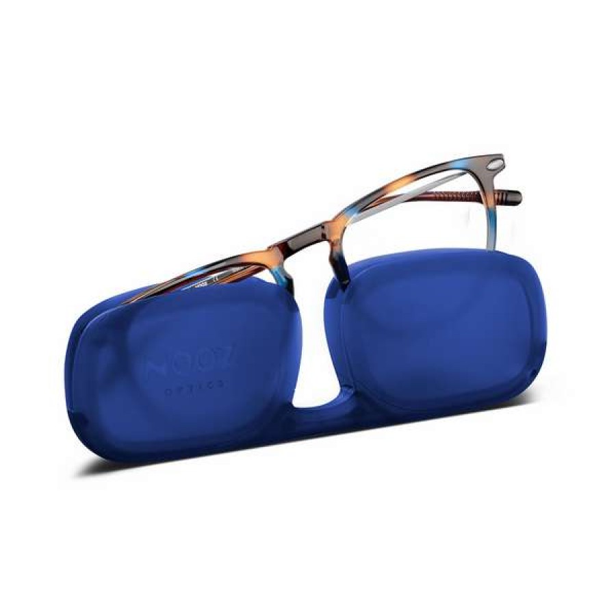 Womens * | Nooz Reading Glasses +1.5 Tortoise Navy Dino With Case Nooz