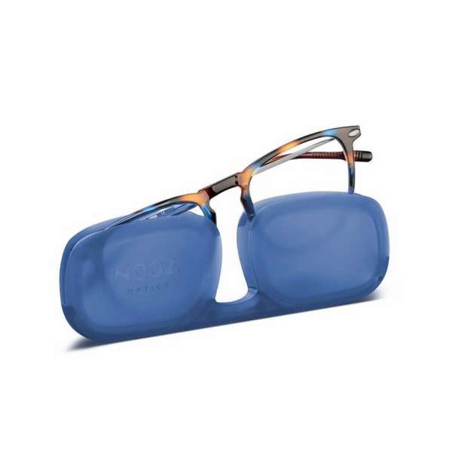 Womens * | Nooz Blue Light Glasses +2.5 Dark Tortoise Dino With Case Nooz